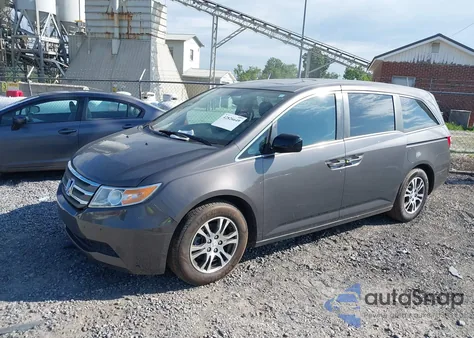 2013 Honda Odyssey Exl из США, поврежденный, VIN 5FNRL5H60DB035603